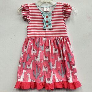 Ruffle Girl Spring/Summer Dress Girl's 2XL (7)